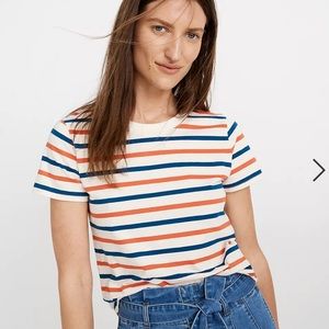 Madewell Northside Vintage Tee in Burnett Stripe